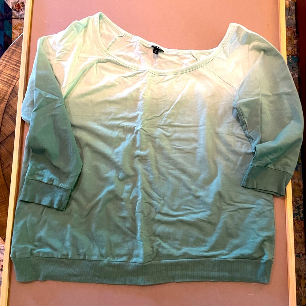 Torrid Off Shoulder Lt Weight Sweatshirt 3X
